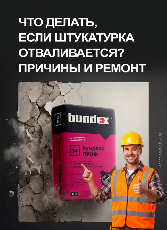 Что делать, если штукатурка отваливается? Причины и ремонт
