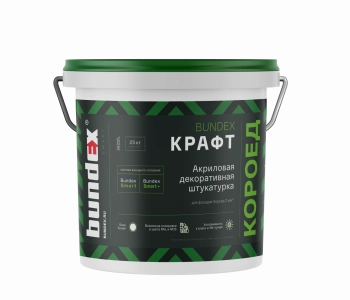 Акриловая декоративная штукатурка BUNDEX «КОРОЕД» – №1